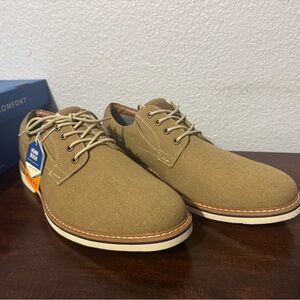 Nunn Bush Tan Canvas Oxfords